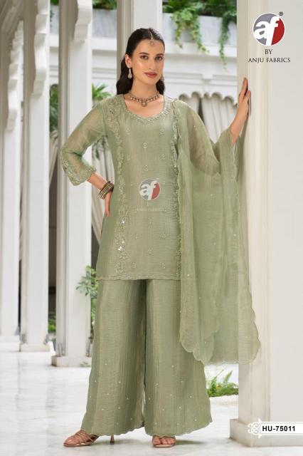 Anju fabrics HU 75011 kolkata ladies kurtis wholesale